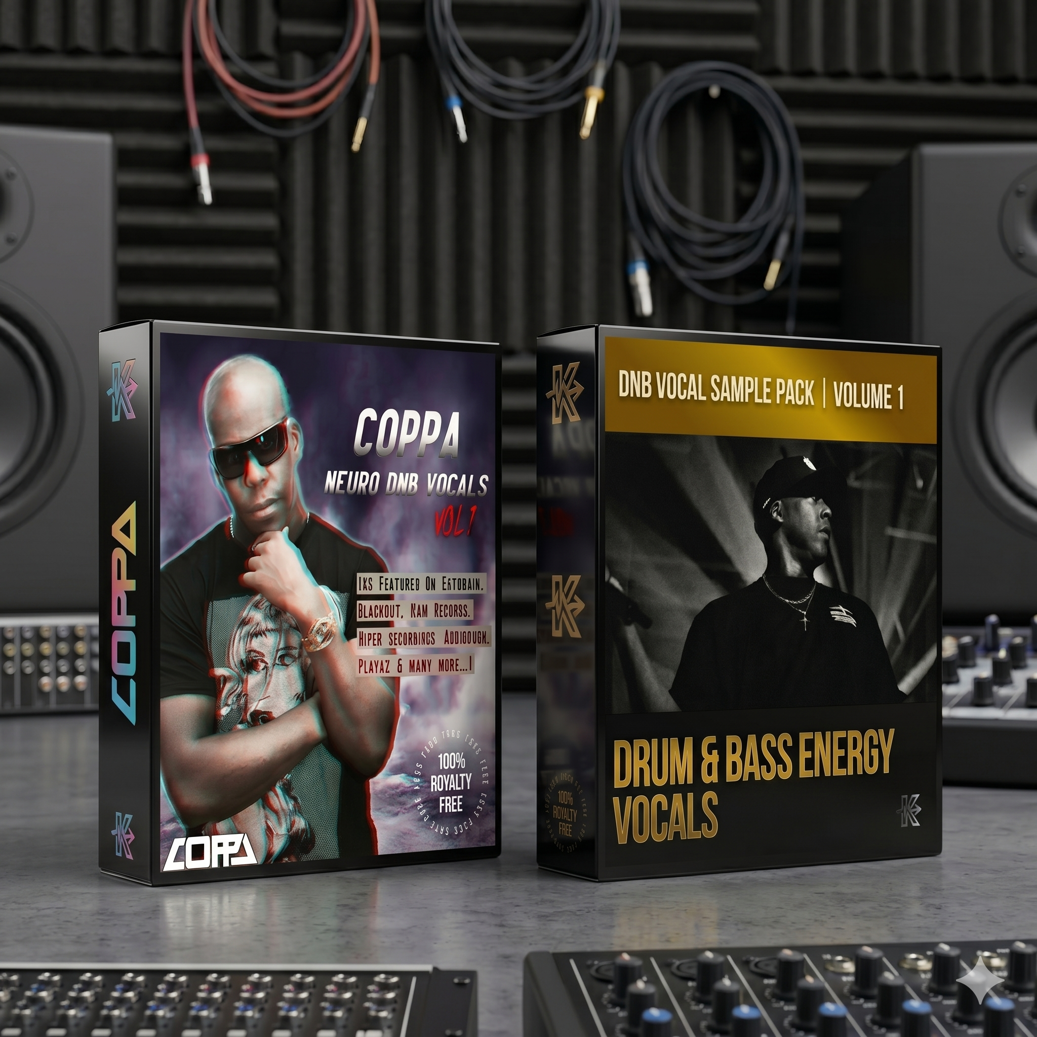 Drum & Bass Energy Vocals + Neuro Vocals Vol. 1 Bundle